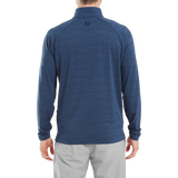2025 FootJoy Men's Wave Jacquard Pullover - Navy