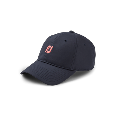 2024 FootJoy Fashion Cap - Navy with Coral Red