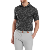 2025 FootJoy Men's Pop Camo Lisle Polo - Black