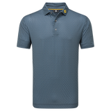 2025 FootJoy Wiggle Print Lisle Polo - Navy/Grey/White