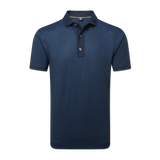 2025 FootJoy Men's Etched Texture Print Lisle Polo - Navy