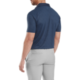2025 FootJoy Men's Etched Texture Print Lisle Polo - Navy