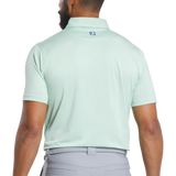 FootJoy Heather Lisle Lattice Print Polo - Pistachio