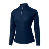 2025 FootJoy Women's Embossed 1/4 Zip - Navy