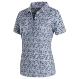FootJoy Women's Short Sleeve Shirt - Orchid Floral