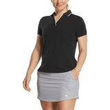 FootJoy Women's Notch V Neck Polo - Black