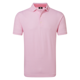 FootJoy Men's Scallop Geo Pique Polo - Vivid Violet/White/Pink Pop