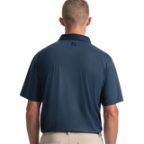 FootJoy Star Geo Jacquard Polo - Navy