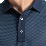 FootJoy Star Geo Jacquard Polo - Navy