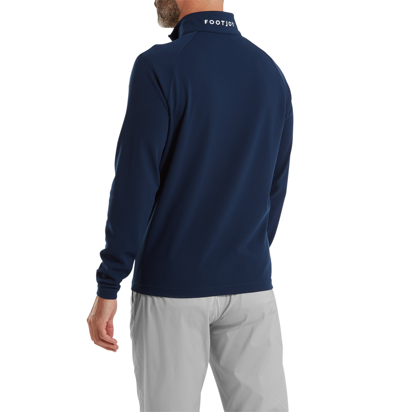 FootJoy Wordmark Chill-Out Pullover - Navy