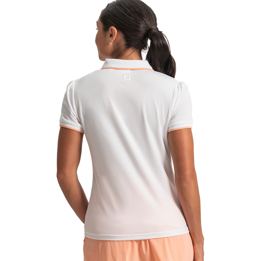 FootJoy Women's Cap Sleeve Polo - White