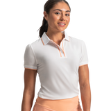 FootJoy Women's Cap Sleeve Polo - White