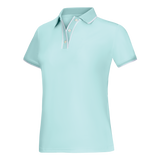 FootJoy Women's Cap Sleeve Polo - Glacial Blue