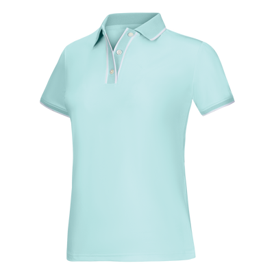 FootJoy Women's Cap Sleeve Polo - Glacial Blue