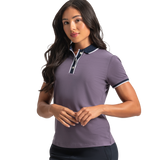 FootJoy Women's Cap Sleeve Polo - Dusty Violet