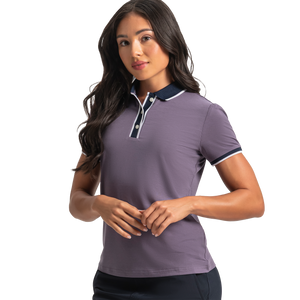 FootJoy Women's Cap Sleeve Polo - Dusty Violet