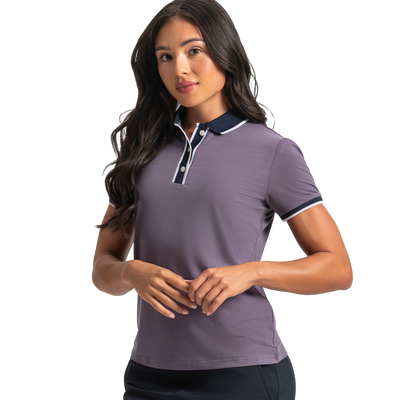 FootJoy Women's Cap Sleeve Polo - Dusty Violet