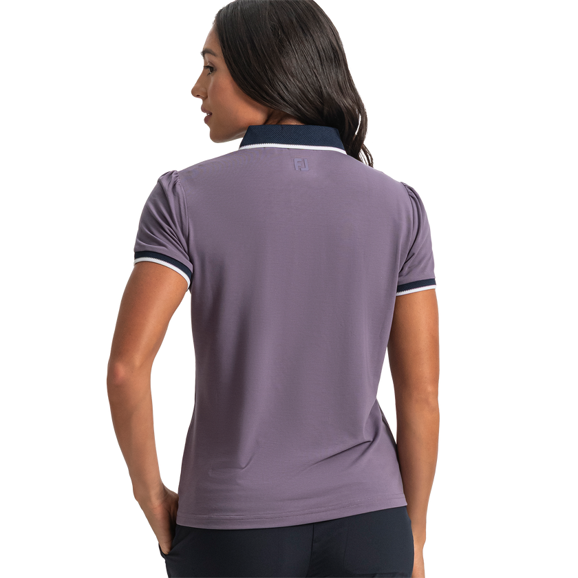 FootJoy Women's Cap Sleeve Polo - Dusty Violet