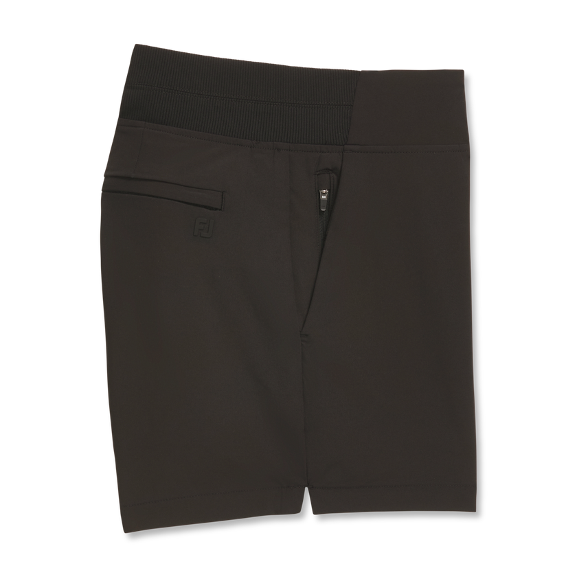 FootJoy Women's Pull On Stretch Short - Black