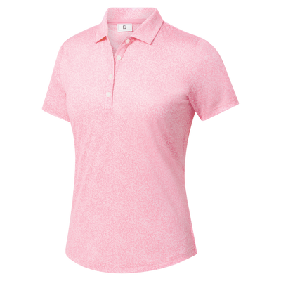 FootJoy Women's Stretch Lisle Speckle Print Polo
