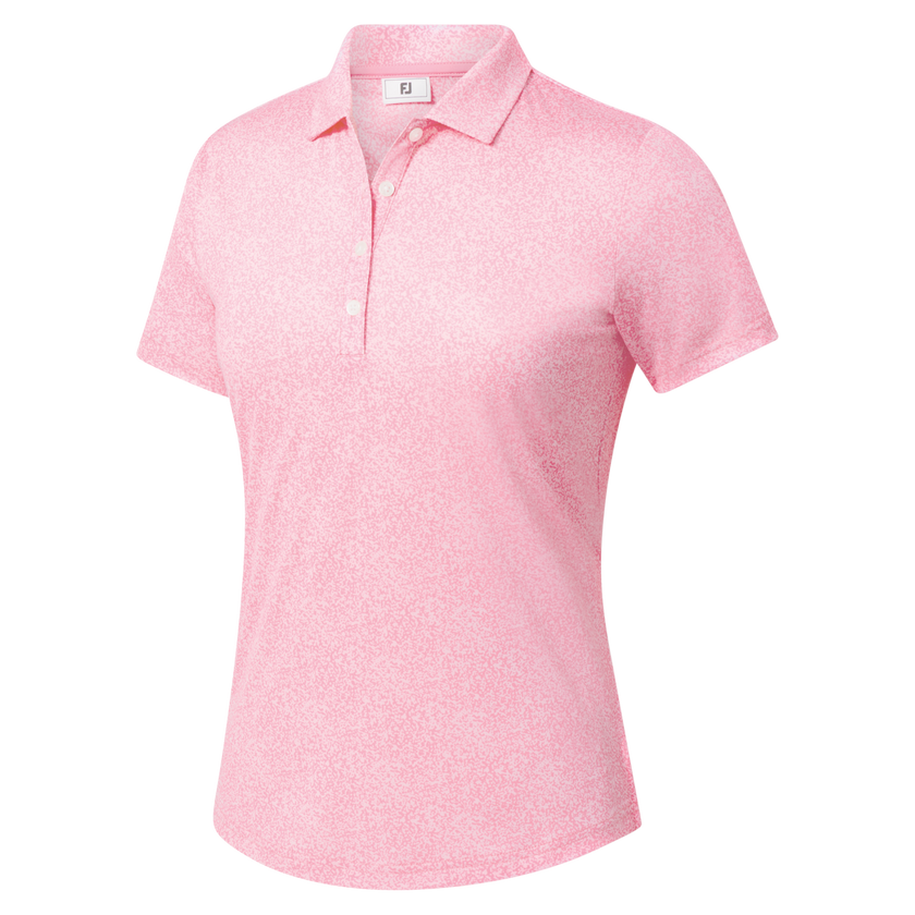 FootJoy Women's Stretch Lisle Speckle Print Polo