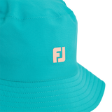 FootJoy Women's Reversible Bucket Hat - Teal / Peach