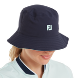 FootJoy Women's Bucket Hat - Navy/Glacial Blue