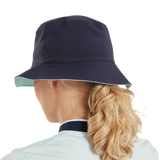 FootJoy Women's Bucket Hat - Navy/Glacial Blue