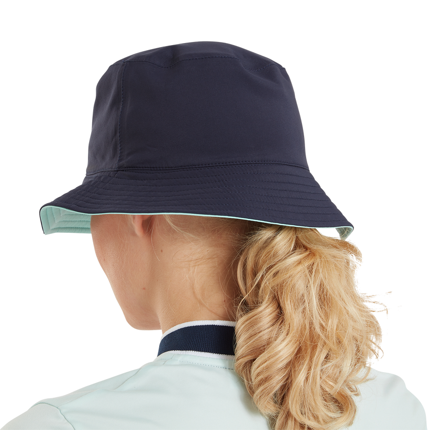 FootJoy Women's Bucket Hat - Navy/Glacial Blue