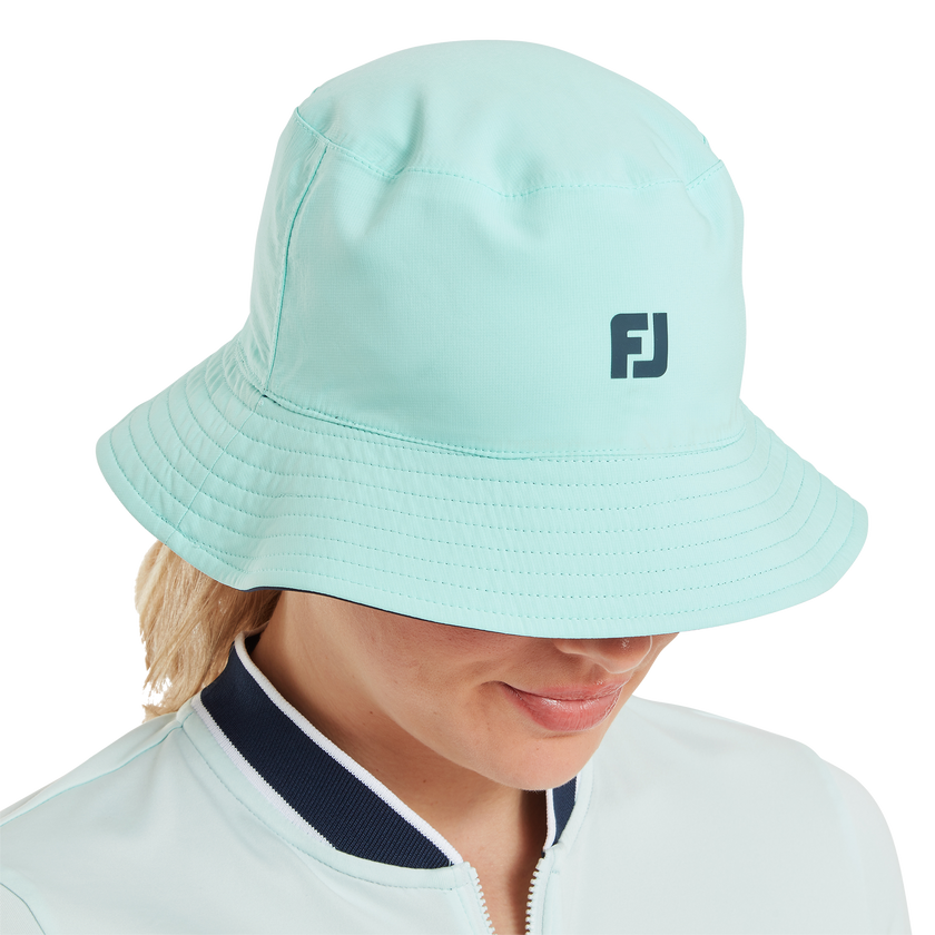 FootJoy Women's Bucket Hat - Navy/Glacial Blue