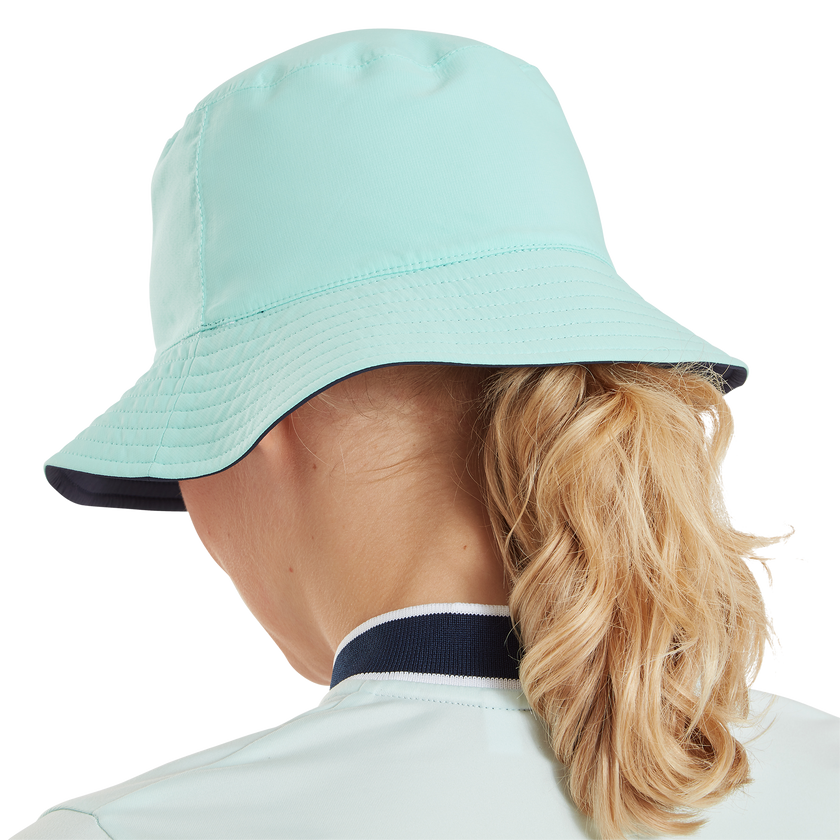 FootJoy Women's Bucket Hat - Navy/Glacial Blue