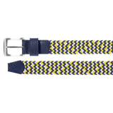2025 FootJoy Men's Braided Belt - Navy/White/Taxi