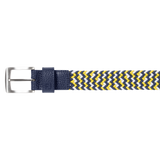 2025 FootJoy Men's Braided Belt - Navy/White/Taxi
