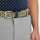 2025 FootJoy Men's Braided Belt - Navy/White/Taxi