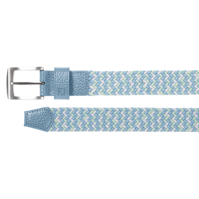 FootJoy Braided Belt - Blue Jay/White/Pistachio