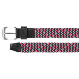 2025 FootJoy Men's Braided Belt - Black/Flint/Hibiscus