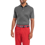 2025 FootJoy Men's Braided Belt - Black/Flint/Hibiscus