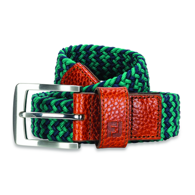 FootJoy Braided Belt - Navy / Field Green