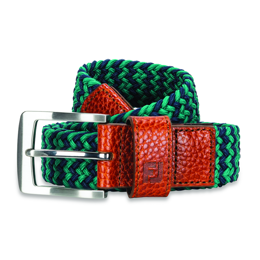 FootJoy Braided Belt - Navy / Field Green