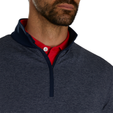 2024 FootJoy Men's Space Dry Stripe Blocked Quarter Zip Pullover - Navy