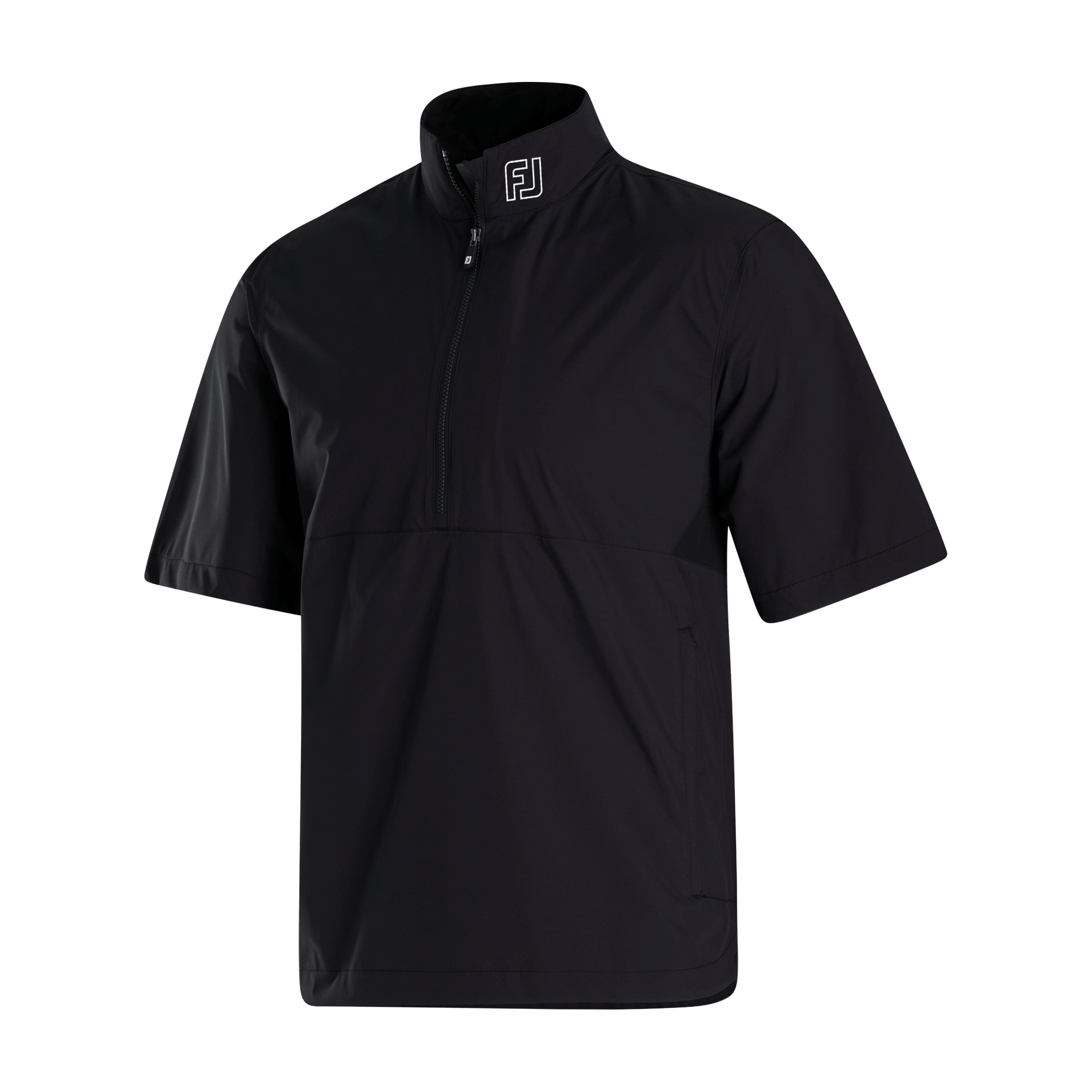 2024 FootJoy Men s Hydrolite X Short Sleeve Rain Jacket Black The Clubroom