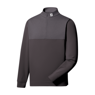 2024 FootJoy Men's Heather Yoke Halfzip Midlayer - Charcoal