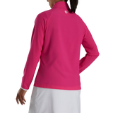 2024 FootJoy Women's Half Zip Printed Midlayer - Pink