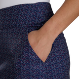 2024 FootJoy Women's Chevron Print Knit Skort -  Navy