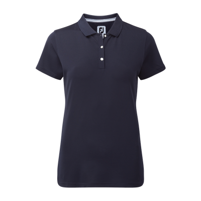 FootJoy Women's Pique Solid Polo - Navy