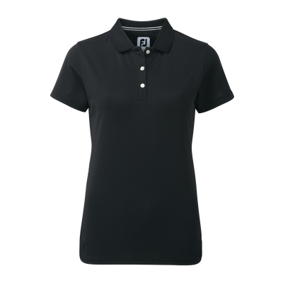 FootJoy Women's Pique Solid Polo - Black