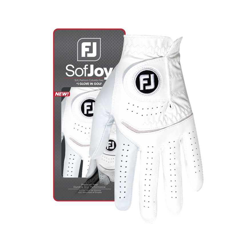 FootJoy Women's SofJoy Golf Glove - White