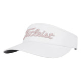 FootJoy Women's Sundrop Visor - White/Soft Pink/Marble