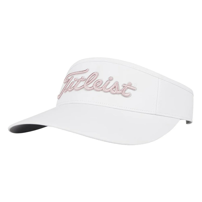 FootJoy Women's Sundrop Visor - White/Soft Pink/Marble