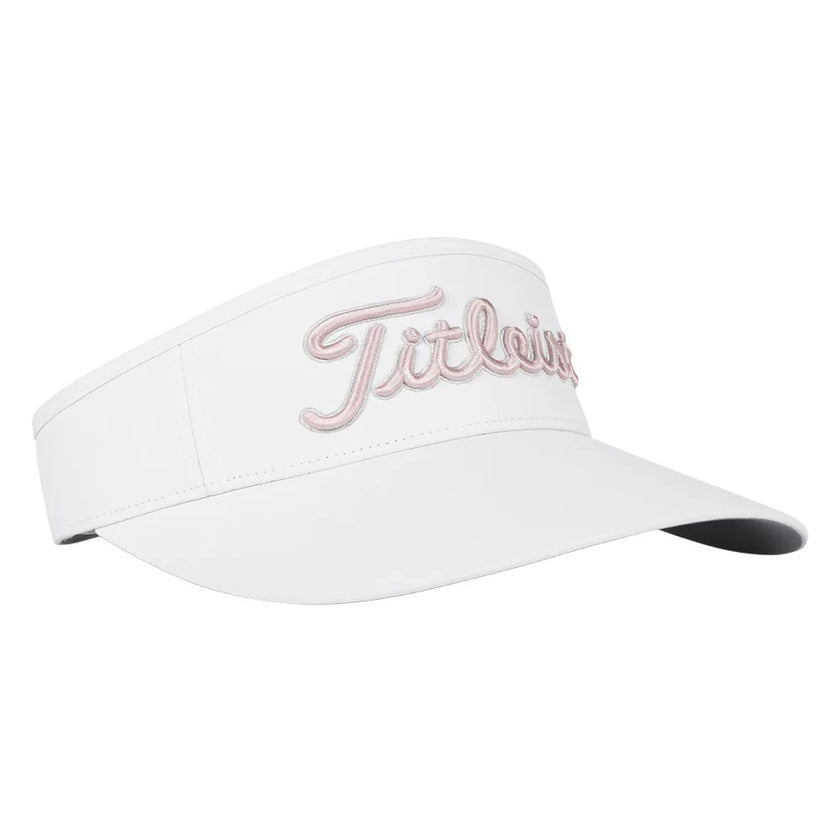FootJoy Women's Sundrop Visor - White/Soft Pink/Marble